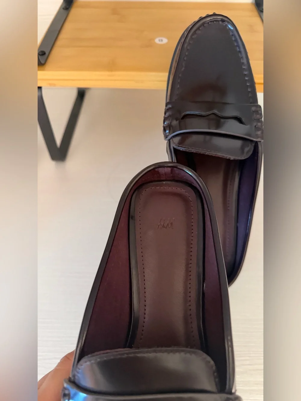 Women Classic Penny Loafers in Dark Brown